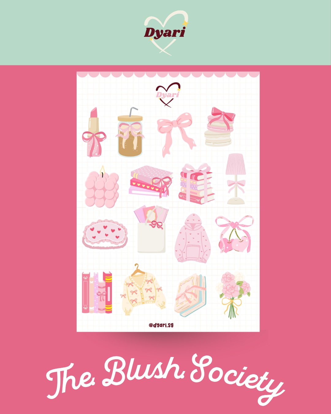 Sticker Sheet: The Blush Society