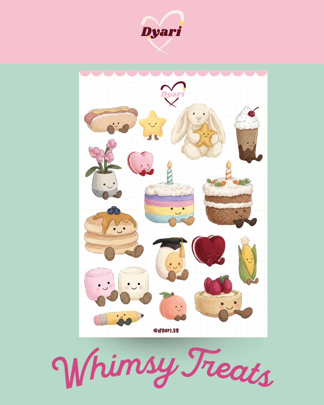 Sticker Sheet: Whimsy Treats