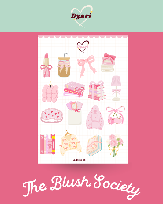 Sticker Sheet: The Blush Society