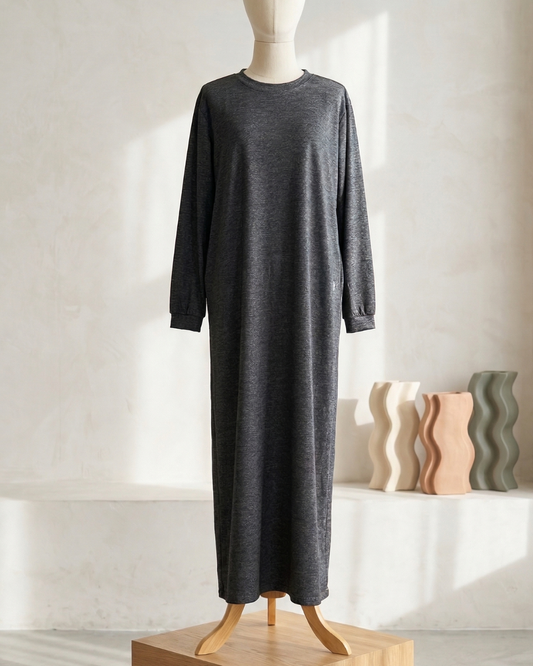 Yasmin Dress (Charcoal)