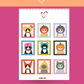 Sticker Sheet: Cat Stamps