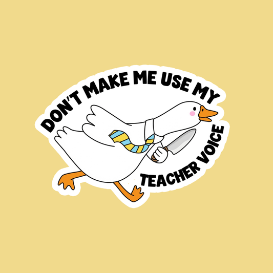 Sticker: Teacher's Voice