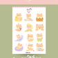 Sticker Sheet: Sunny Whiskers