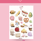 Sticker Sheet: Snackie Besties