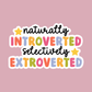 Sticker: Introvert Extrovert