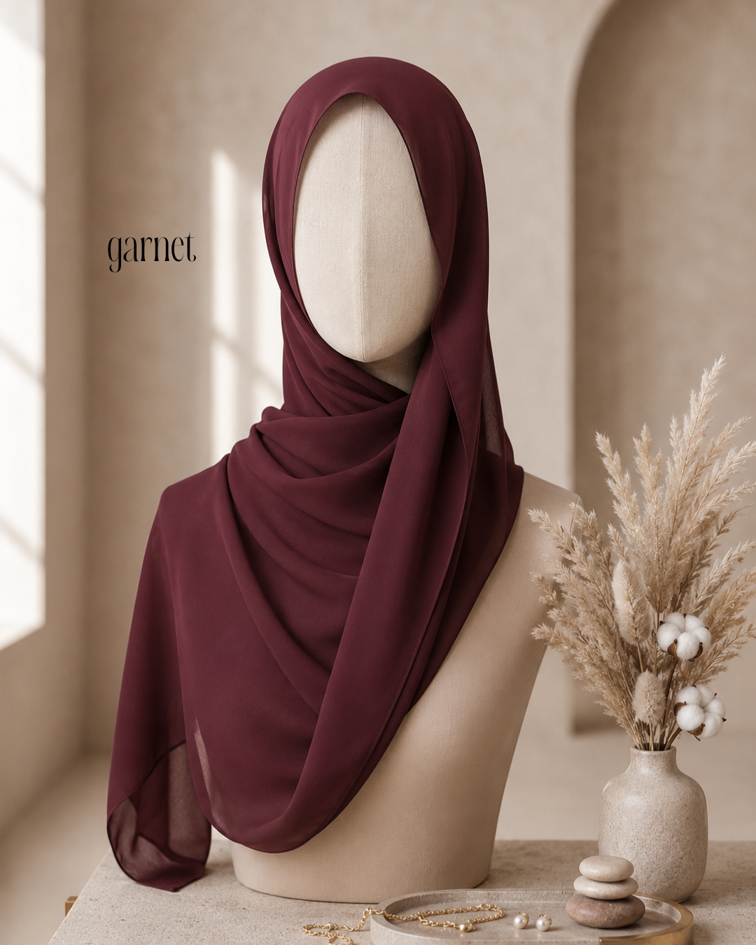 Chiffon Hoodie Shawl