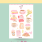 Sticker Sheet: Blush & Brew
