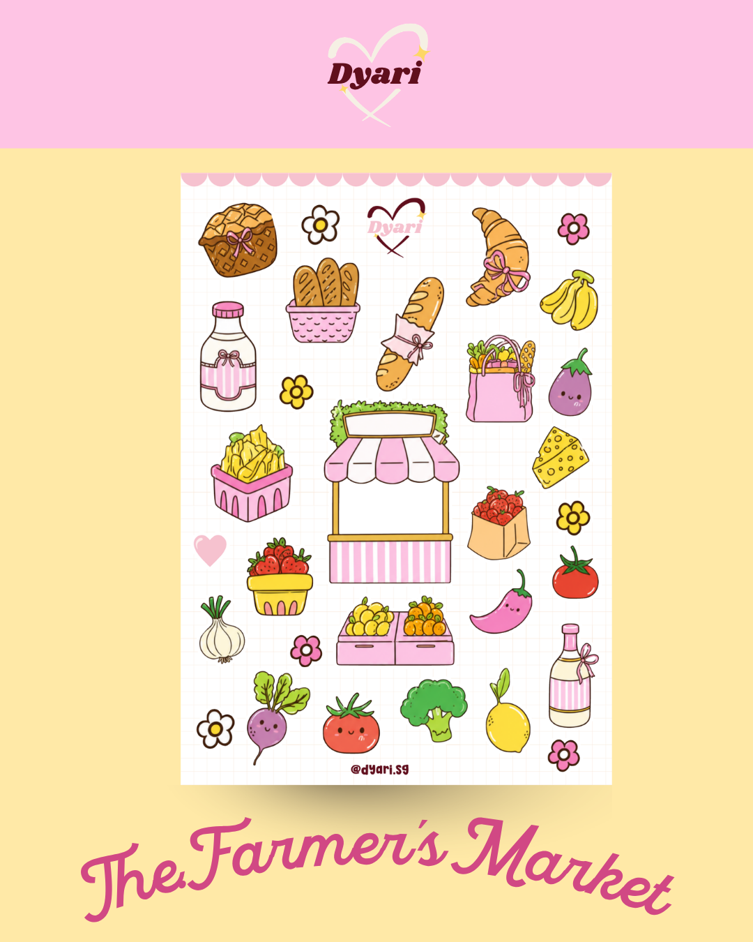 Sticker Sheet: Farmer's Market