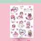 Sticker Sheet: Pretty Paws Club