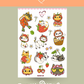 Sticker Sheet: Berry Purrfect