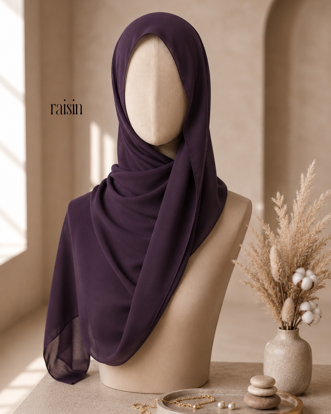 Chiffon Hoodie Shawl