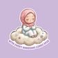 Sticker: With every hardship, comes ease