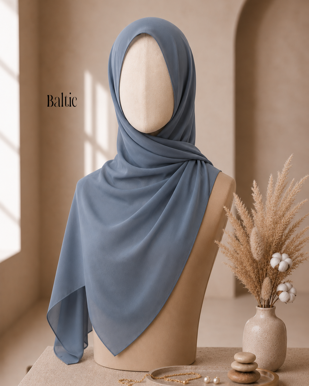 Chiffon Hoodie Shawl