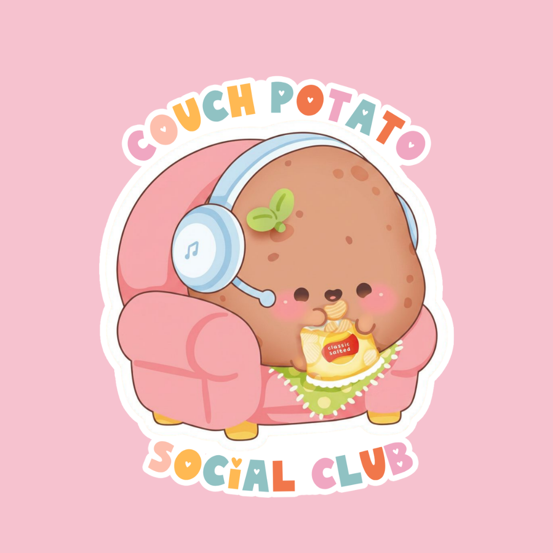 Sticker: Couch Potato Social Club