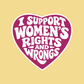 Sticker: Women's Right & Wrong