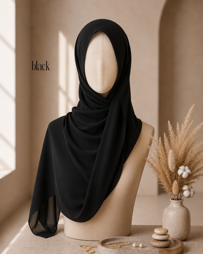 Chiffon Hoodie Shawl