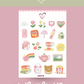 Sticker Sheet: The Comfort Club