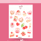 Sticker Sheet: Cherry Coquette