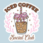 Sticker:Iced Coffee Social Club