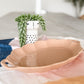 Scallop Oval Dish (Peach Pink)