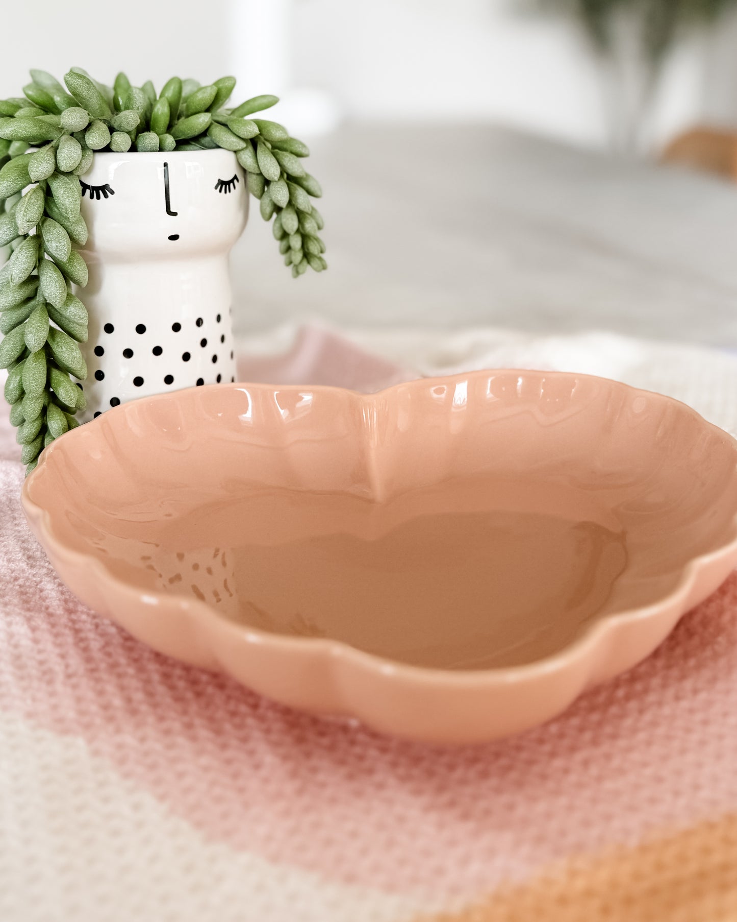Heart Plate (Peach Pink)