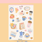 Sticker Sheet: Le café de Paris