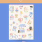 Sticker Sheet: Paris Fleur