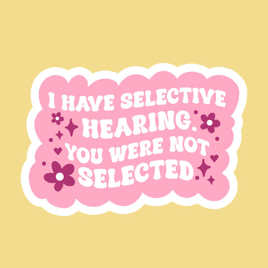 Sticker: Selective Hearing