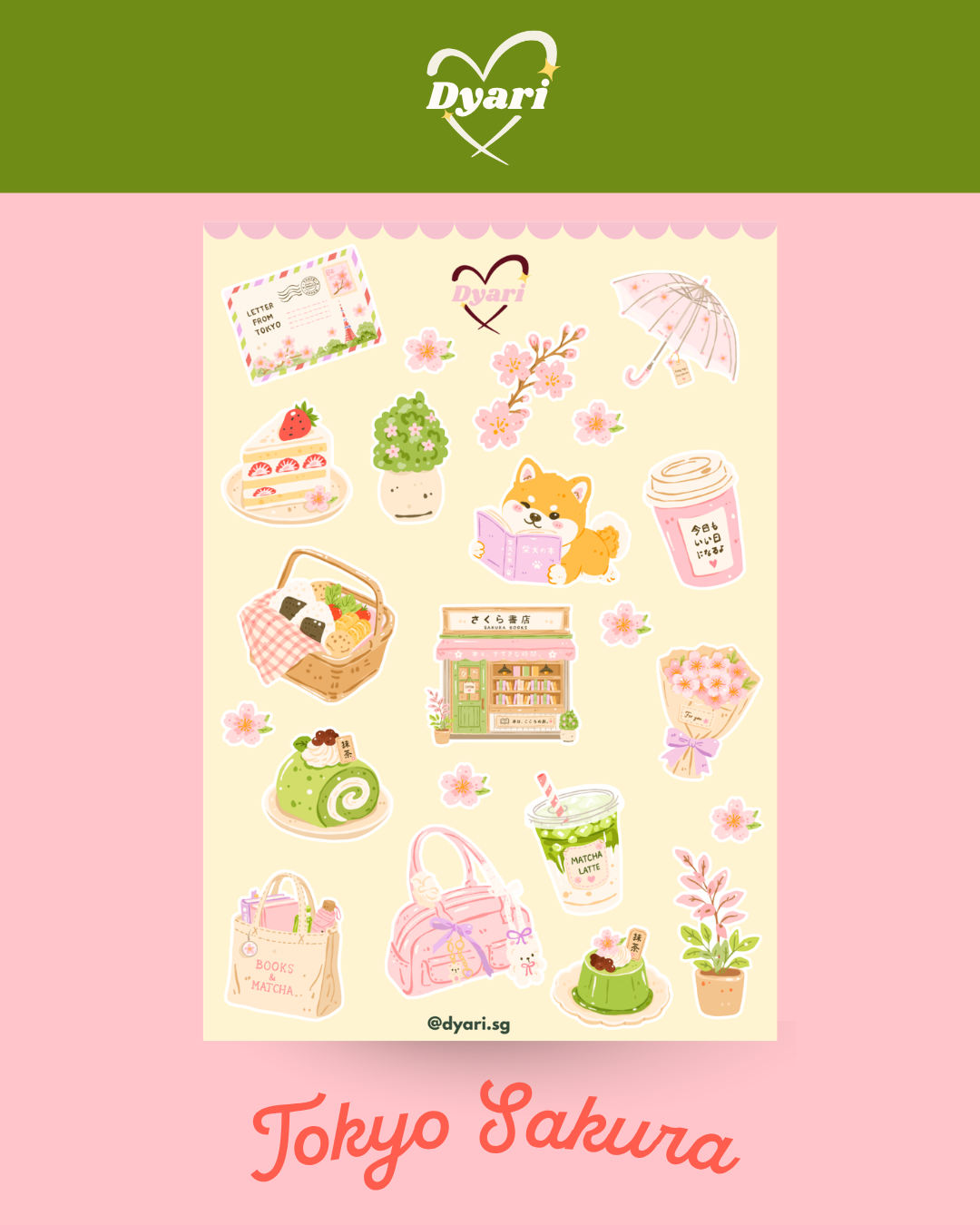 Sticker Sheet: Tokyo Sakura